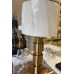 Abajur Dourado de Metal Detalhes 