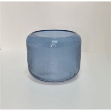 Vaso de Vidro Azul M Vaso de Vidro Azul M