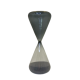 Ampulheta de Vidro Fumê P