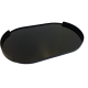 Bandeja de Metal com Vidro Preto P