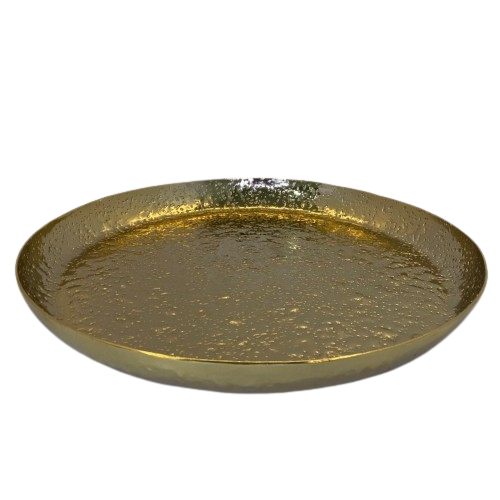 Centro de Mesa em Metal Dourado Texturas Centro de Mesa em Metal Dourado Texturas