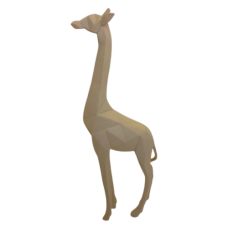 Escultura Girafa 3D M Escultura Girafa 3D M