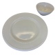 Jogo de Prato Linha Bone Pearl Branco 
