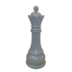 Escultura Xadrez Rainha Off-White Escultura Xadrez Rainha Off-White