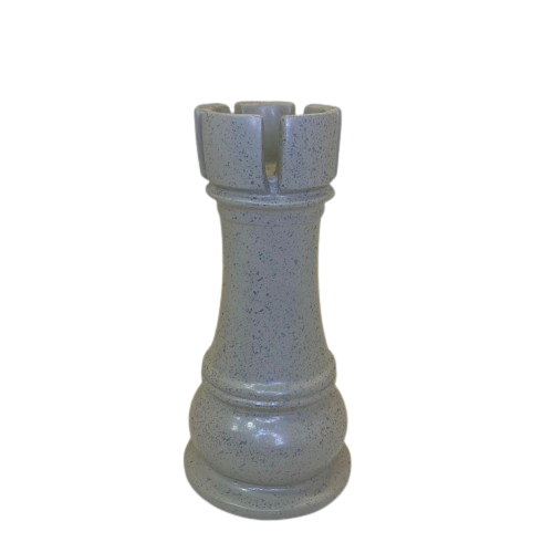 Escultura Xadrez Torre Off-White Escultura Xadrez Torre Off-White