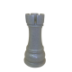 Escultura Xadrez Torre Off-White Escultura Xadrez Torre Off-White