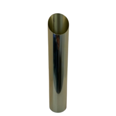 Vaso em Aço Inox Dourado Bambu G Vaso em Aço Inox Dourado Bambu G