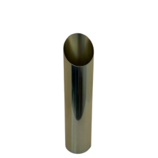 Vaso em Aço Inox Dourado Bambu M Vaso em Aço Inox Dourado Bambu M