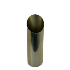 Vaso em Aço Inox Dourado Bambu P Vaso em Aço Inox Dourado Bambu P