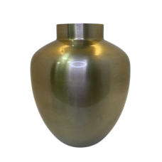 Vaso de Metal Dourado Escovado P Vaso de Metal Dourado Escovado P