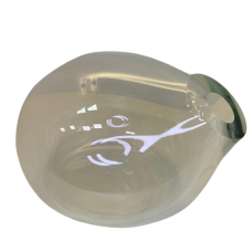 Vaso Murano Orgânico Incolor 