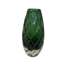 Vaso de Cristal Verde Vaso de Cristal Verde